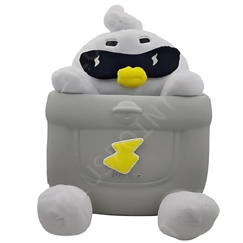 PLUSPOINT Cartoon Duck Cool Eva Backpack for kids Toddlers baby Preschoolers Light weight With Plush Toy Cute Cartoon Bag Perfect for Kids Picnics and Daily Adventures Ideal for Boys and Girls - Image 1