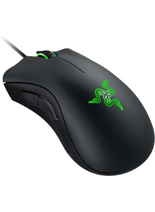 Wired Gaming Mouse With 6,400 DPI Optical Sensor, 5 Prog Buttons, Mechanical Switches, Ergonomic Form Factor, Standard Stock Feet, 10M Clicks, Black - pzsku/ZDEB8781835D5705FFEDAZ/45/_/1721296019/adb9f0ec-2adc-462e-a996-659504a0ec86