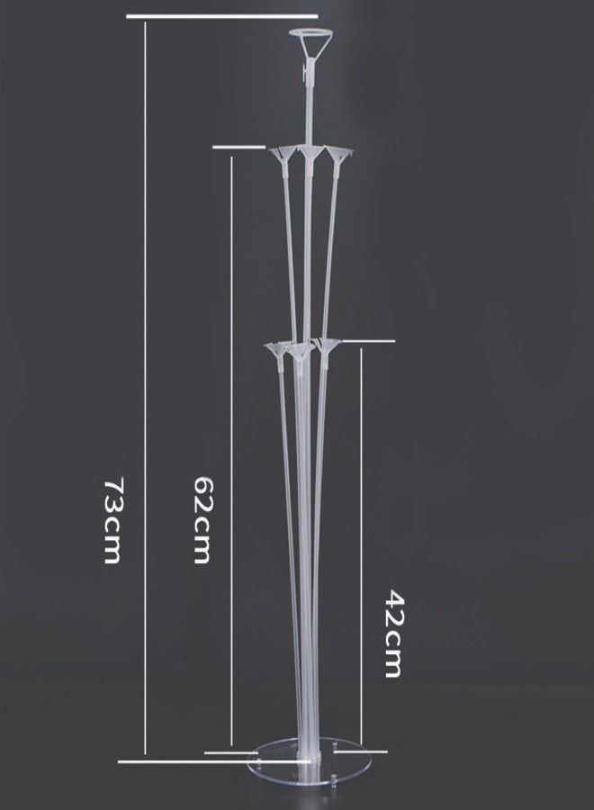 ZCM-HAPPY 10-Piece 7 Post Birthday Party Balloon Holder  - Image 3