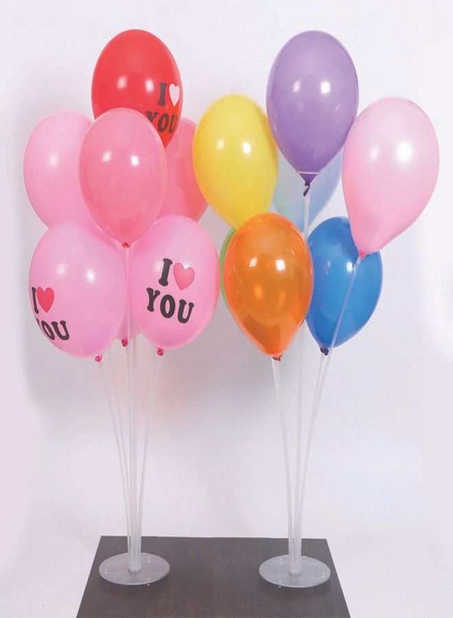 ZCM-HAPPY 10-Piece 7 Post Birthday Party Balloon Holder  - Image 4