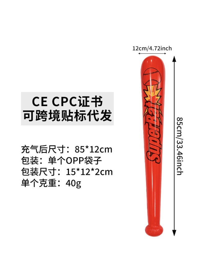 Hot Inflatable Baseball Bat, Colorful Inflatable Bat Children's Toys, Pow Inflatable Cheering Stick - Image 1