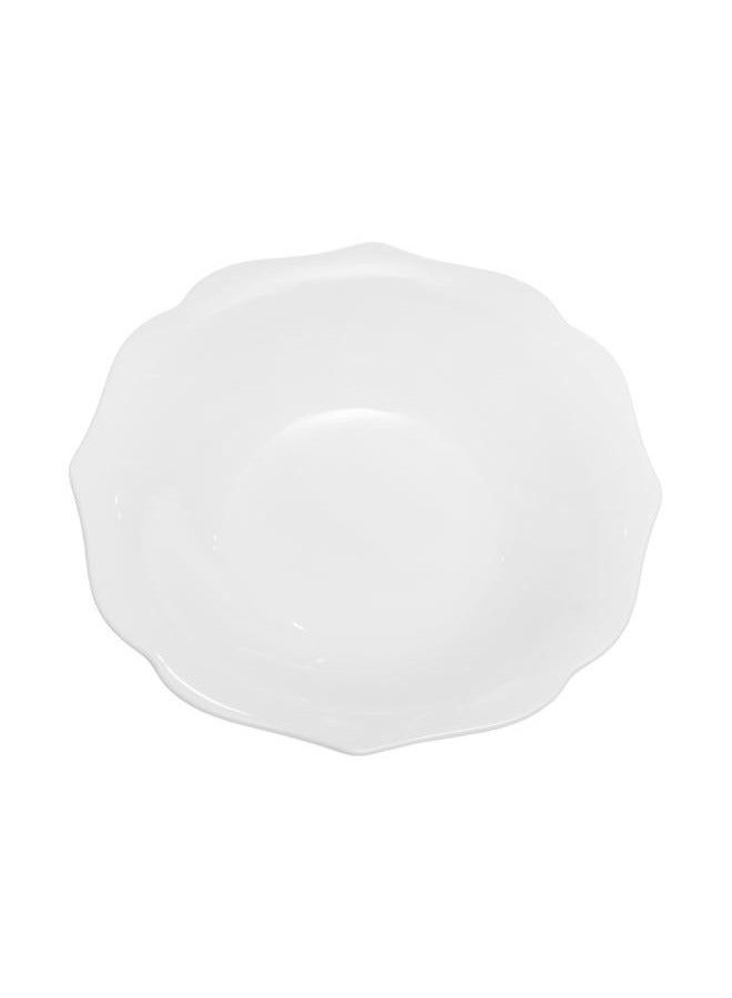 Royal Porcelain Royal Porcelain Dinner Set 24 Pieces Fine China - Baroness White  - Image 3