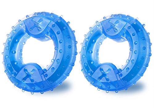 ZNOKA Pet Products Arctic Freeze Fetch Food Cooling Teether Chew Toy 2PCS - Image 1