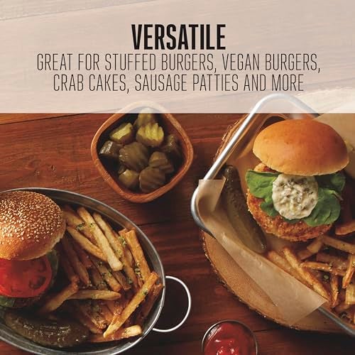 Weston Burger Press, Makes 4 1/2" Diameter Patties for Hamburger, Crab Cakes, Sausage, 1/4lb to 3/4lb, with Spring Ejector for Easy Removal, Single, Non-stick Heavy-Duty Cast Aluminum (07-0310-W) - Image 3