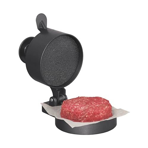 Weston Burger Press, Makes 4 1/2" Diameter Patties for Hamburger, Crab Cakes, Sausage, 1/4lb to 3/4lb, with Spring Ejector for Easy Removal, Single, Non-stick Heavy-Duty Cast Aluminum (07-0310-W) - Image 1