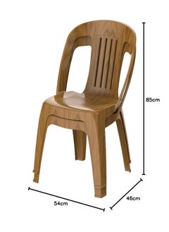 Cosmoplast Set of 2 Contessa Chair (Sandalwood)  - Image 2