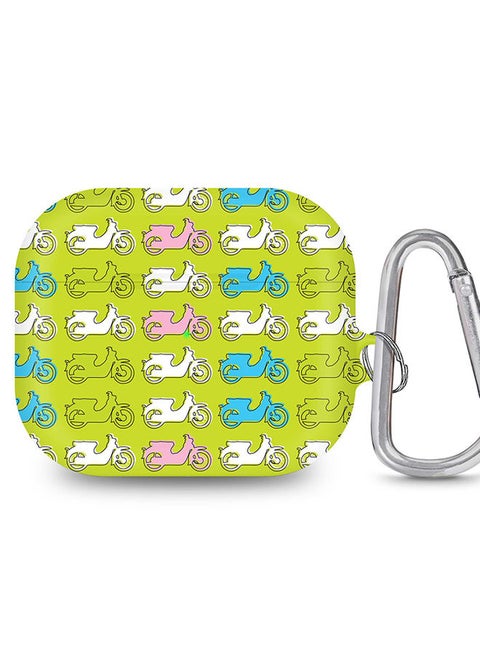 StylePods Case for Airpods 3rd Gen Case With Anti-Lost Keychain - Asian Scooter