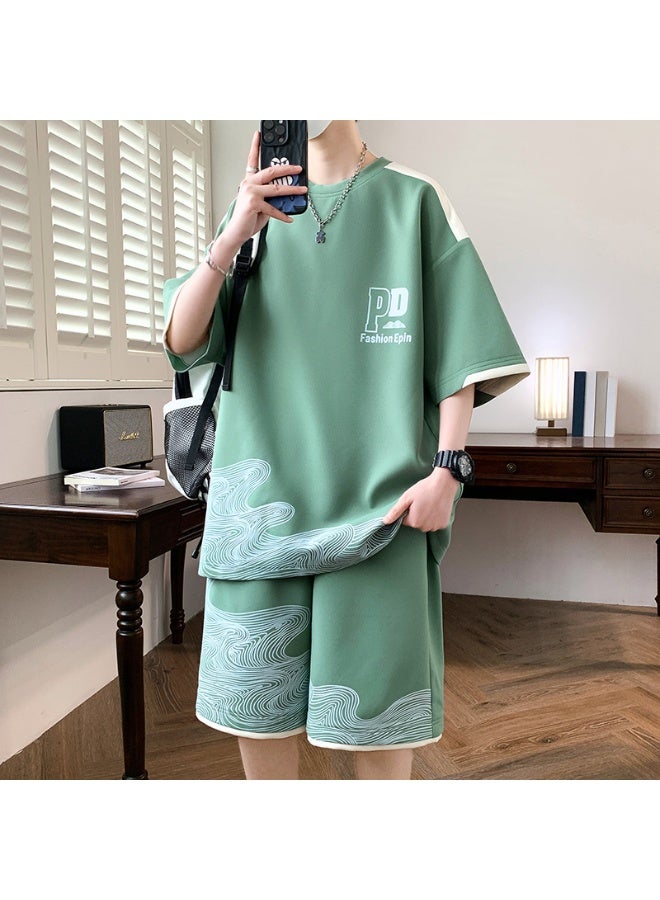 KUYING New Fashion Leisure Sports Ice Silk Set - Image 1