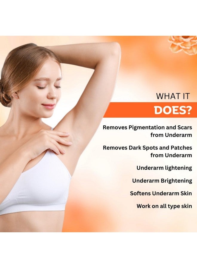 INTIMIFY كريم تفتيح الإبطين INTIMIFY للنساء، كريم تفتيح الإبطين طبيعي مع حمض الكوجيك وفيتامين B3 20 جرام - Image 3