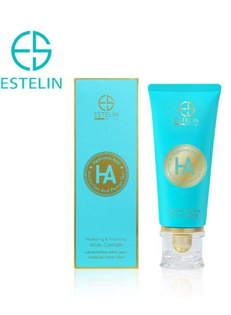 ESTELIN Hyaluronic Acid Hydrating & Vitalizing Facial Cleanser 80 g - Image 1
