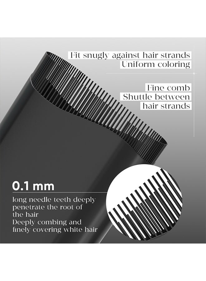 KAILINYA Beard Filling Stick,Comb and repair two in one with combtooth color compensation , Lasting Waterproof Multiuse Moustache Hair Makeup for Men,01# Black - Image 5