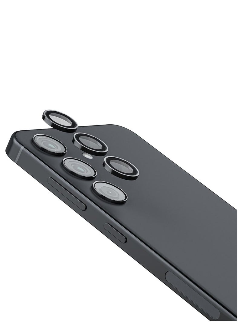 LEVELO Trio Camera Lens for Samsung S24 Plus - Black