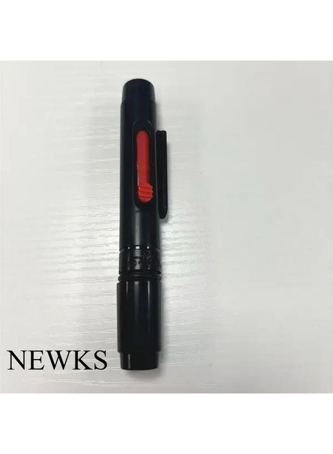 Black Lens Cleaning Pen With Soft Brush Carbon Head For Camera Glasses VR Headset - Image 2