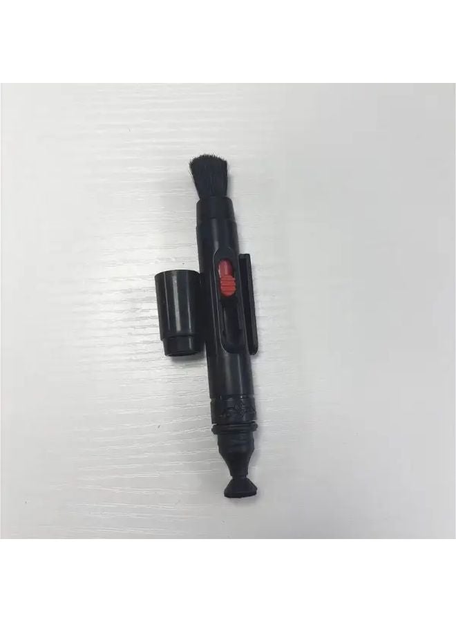 Black Lens Cleaning Pen With Soft Brush Carbon Head For Camera Glasses VR Headset - Image 4