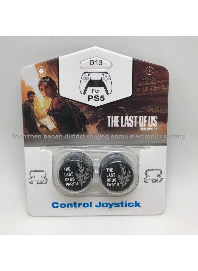 Ps5 Game Controller Rocker Heightening Cap Ps5 Game Controller Rocker Anti-slip Cover Rocker Silicone Protective Cover-Product Color:D13 Gray  - Image 1