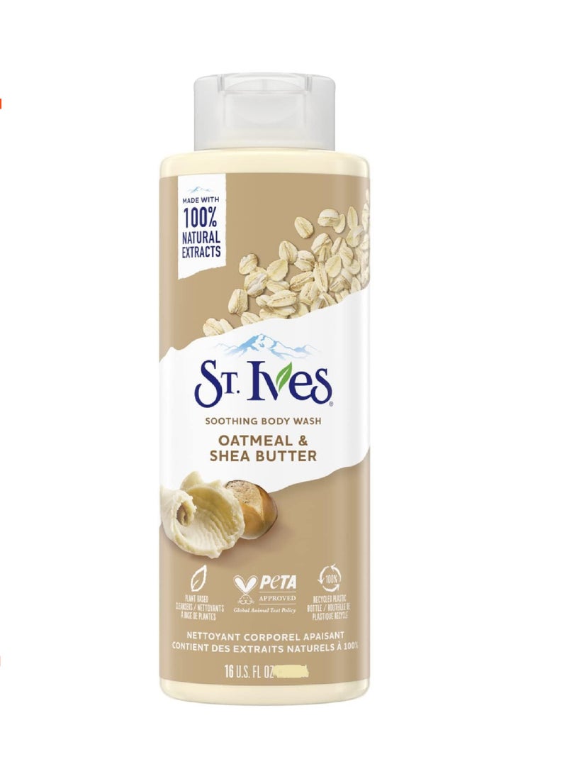 St. Ives Oatmeal & Shea Butter Body Wash 450ml