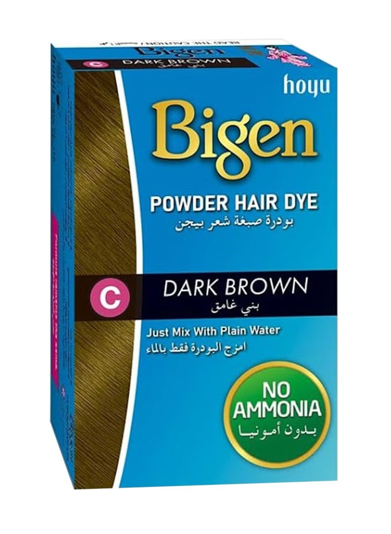 Bigen Powder Hair Dye Dark Brown 6grams