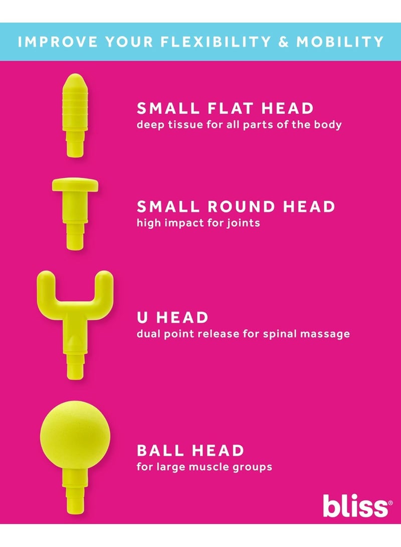 بليس مسدس تدليك العضلات الاحترافي MY-720 – جهاز استرخاء عميق للعضلات مع رؤوس متعددة وسرعات متغيرة - Image 2
