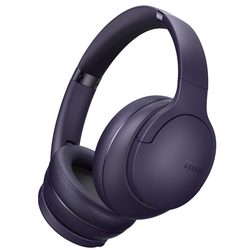 DOQAUS Upgrade Bluetooth Headphones Over Ear, 90H Playtime BT 5.3 Wireless Headphone EQ Modes, Built-in HD Mic, HiFi Stereo Sound, Deep Bass, Memory Foam Cups for Phone/PC&Travel/Gym/Workout - Image 1