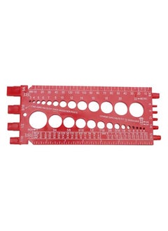 PROMASS Nut Thread Gauge, Accurate Screw Nut Thread Measure Size Checker, Portable and Nut Identifier Gauge  - Image 2