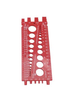PROMASS Nut Thread Gauge, Accurate Screw Nut Thread Measure Size Checker, Portable and Nut Identifier Gauge  - Image 4