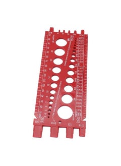 PROMASS Nut Thread Gauge, Accurate Screw Nut Thread Measure Size Checker, Portable and Nut Identifier Gauge  - Image 5