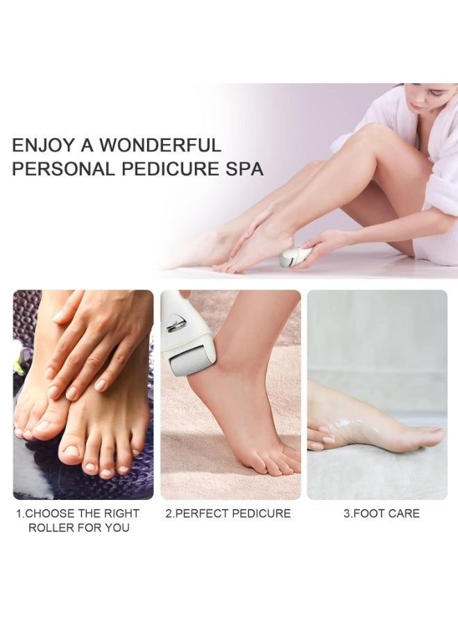 فانسكي الكهربائية القدم الكالس مزيلات قابلة للشحن ، المحمولة الإلكترونية القدم ملف باديكير أدوات ، الكهربائية الكالس مزيل كيت ، المهنية بيدي قدم الرعاية مثالية ل الصلب متصدع الجلد الجاف - Image 3