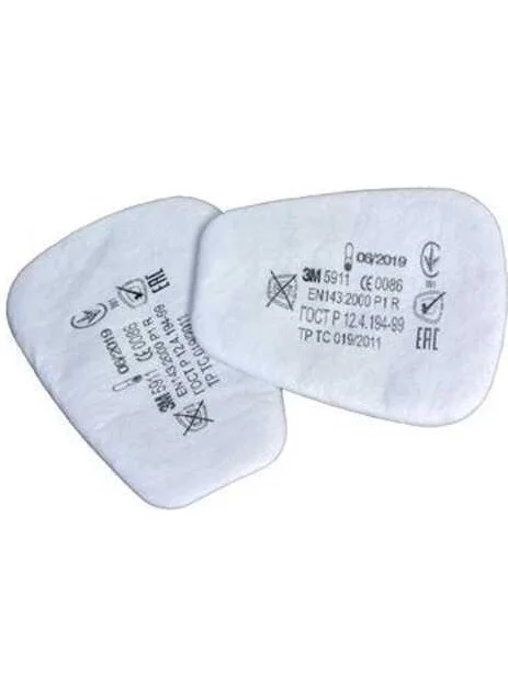 3M 5911 Dust Mask Filter