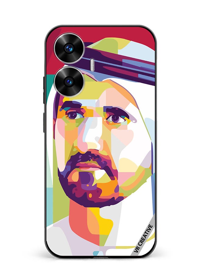 VR CREATIVE Protective Case Cover For Realme C55 Sheikh Mohammed Bin Rashid Al Maktoum Design Multicolour - Image 1