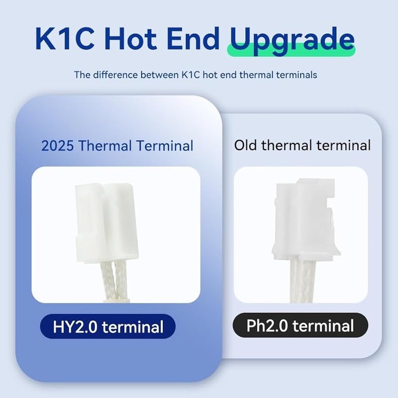 Creality K1C K1 Max Quick Swap Hotend Kit 2Pcs Ceramic Heating Block Nozzle - Image 4