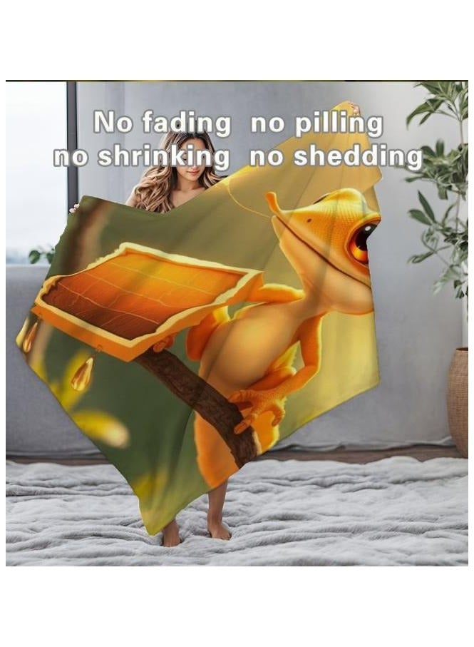 عام بطانية رقيقة من الفانيلا الكرتونية للأطفال أو الطلاب (دافئة ومريحة ومناسبة للنوم والألعاب) 100 سم * 150 سم - 16 - Image 4