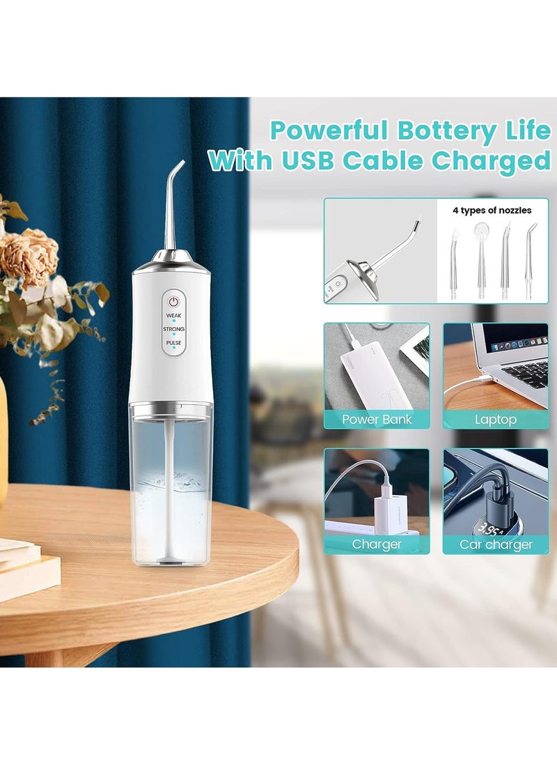 Fend Rechargeable Oral Irrigator With 3 Cleaning Modes Waterproof and 360° Rotation