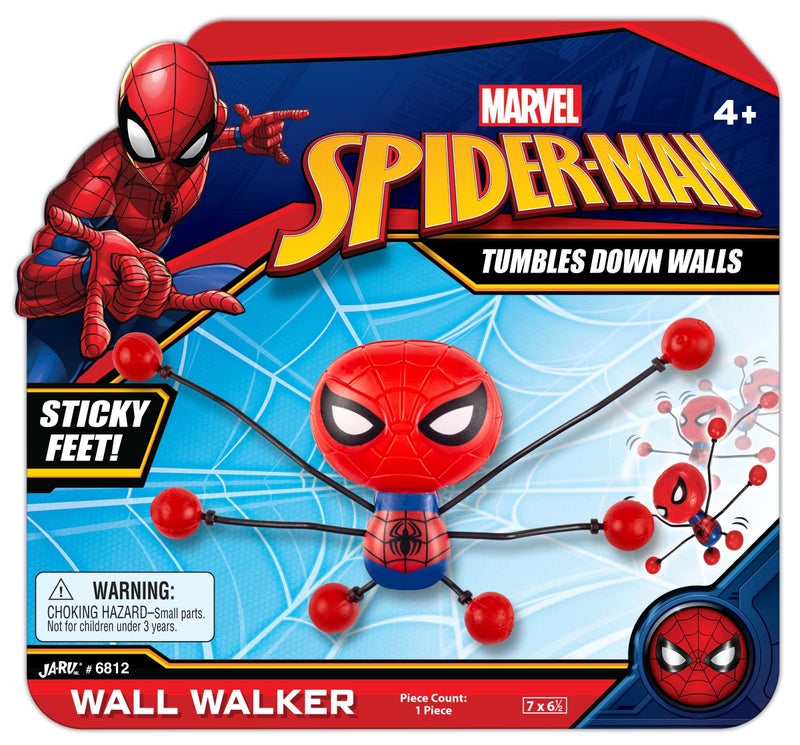 Ja-Ru JA-RU Spiderman Stretchy Window-Crawler (2 Units) | Wall-Climber and Window Walker-Rolling Sticky Toys | Marvel Avengers Superhero Fidget Toys | Toys and Novelty Toys for Kids. 6812-2 - Image 2
