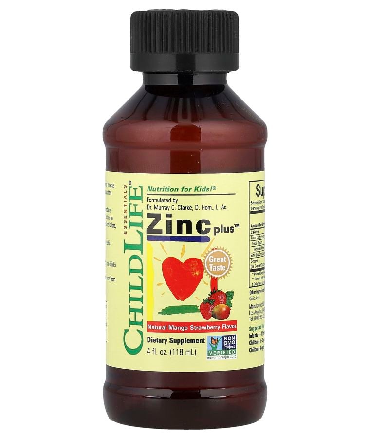 Zinc Plus™ Natural Mango Strawberry 4 fl oz (118 ml)