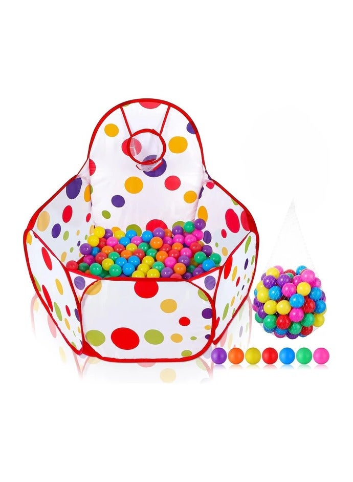 Foldable toddler ball pool with 50 balls - Image 1