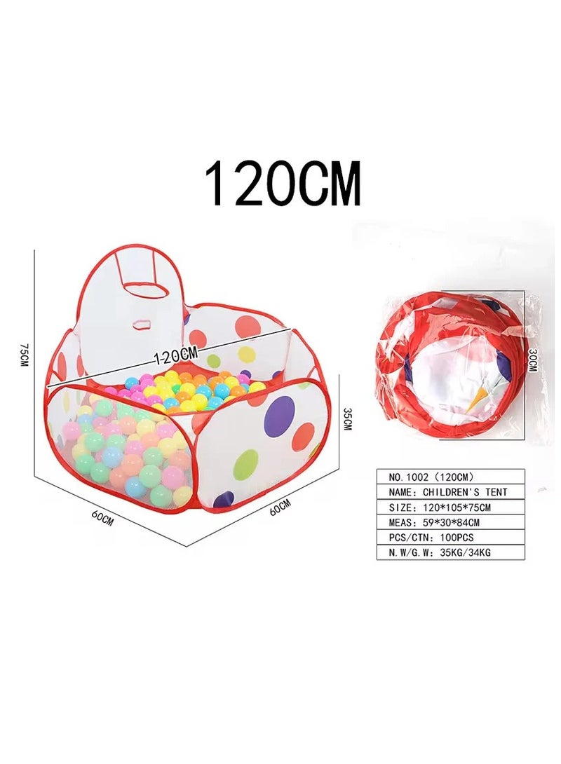 Foldable toddler ball pool with 50 balls - Image 2