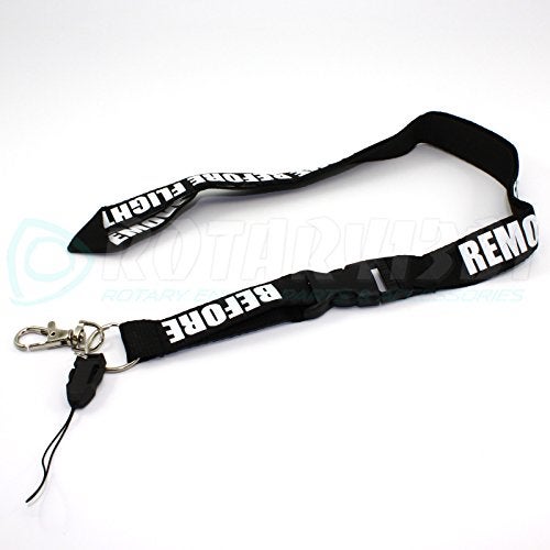 Rotary13B1 Remove Before Flight Lanyard - Black - Image 1