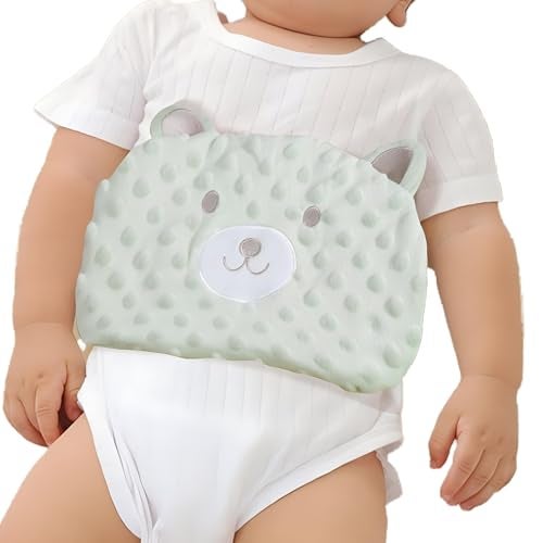 ISANPAN Baby Colic and Gas Relief - Cassia Seed Heated Tummy Wrap,Baby Heating Pad Swaddle Belt Relieves and Soothes Gas,Bloating and Upset Stomach (Green) - Image 1
