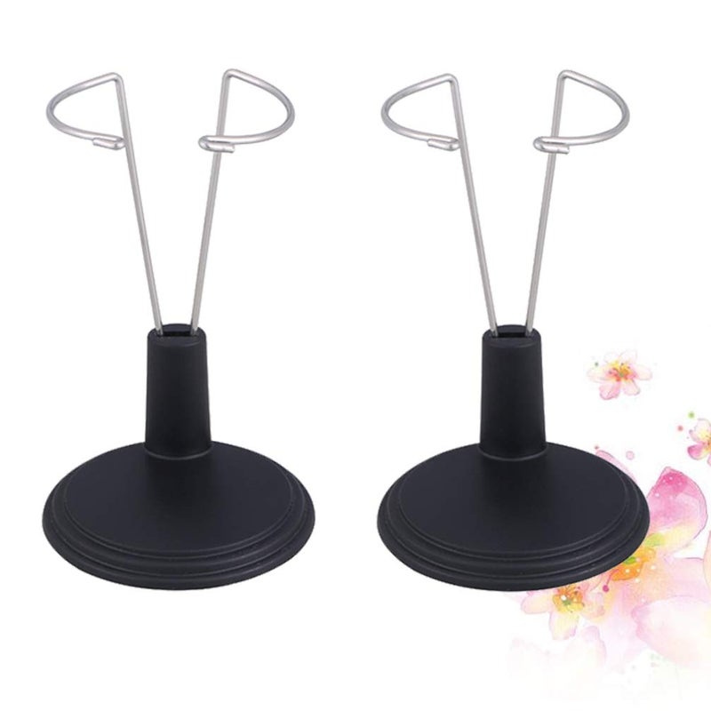 Cabbage Patch Doll Display Stand Holder Black 25cm For 2 Dolls Support Rack - Image 2
