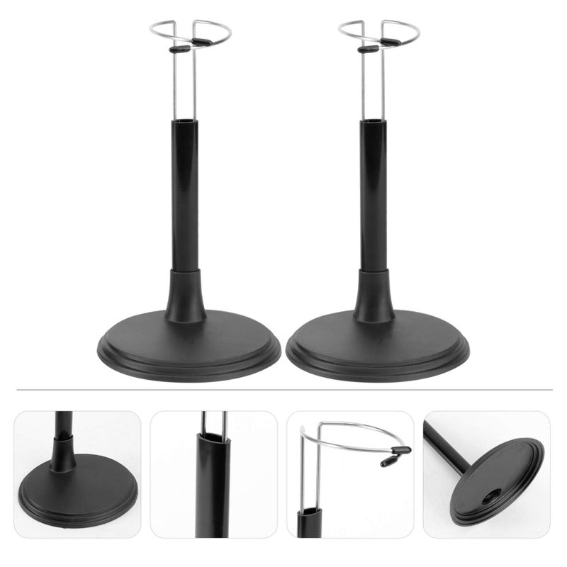 Cabbage Patch Doll Display Stand Holder Black 25cm For 2 Dolls Support Rack - Image 3