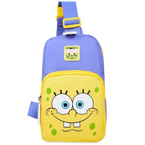 SpongeBob SquarePants Girls Crossbody Bag, Cute Bag for Money Phone, Teens Girls Gifts - Image 1
