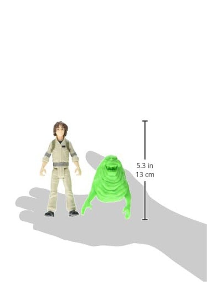 Ghostbusters Fright Features Trevor Spengler Action Figure with Ecto-Stretch Tech Slimer Ghost Toy Accessory, Toys for Kids Ages 4+ - Image 3