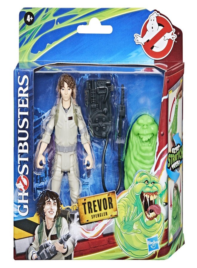 Ghostbusters Fright Features Trevor Spengler Action Figure with Ecto-Stretch Tech Slimer Ghost Toy Accessory, Toys for Kids Ages 4+ - Image 2