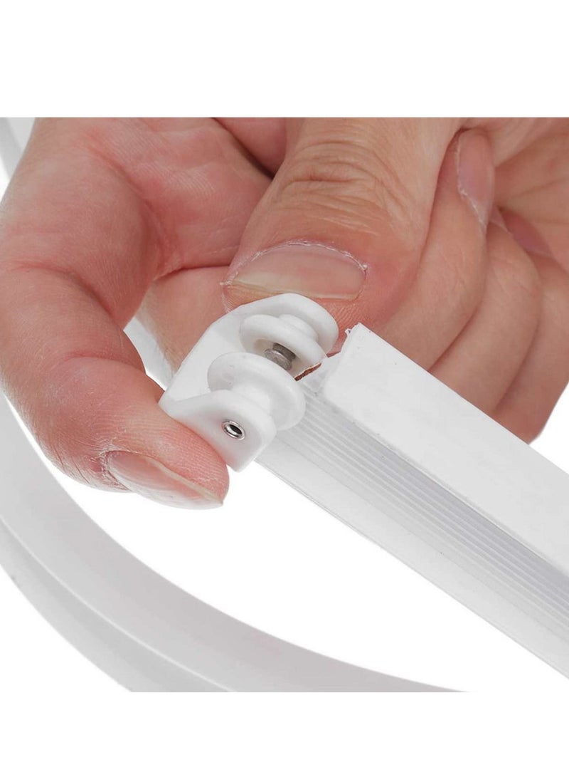 2M Flexible Ceiling Curtain Track Bendable Window Rod Rail Straight Curve Shower Curtain Decorative Accessories Home Decor - Image 3