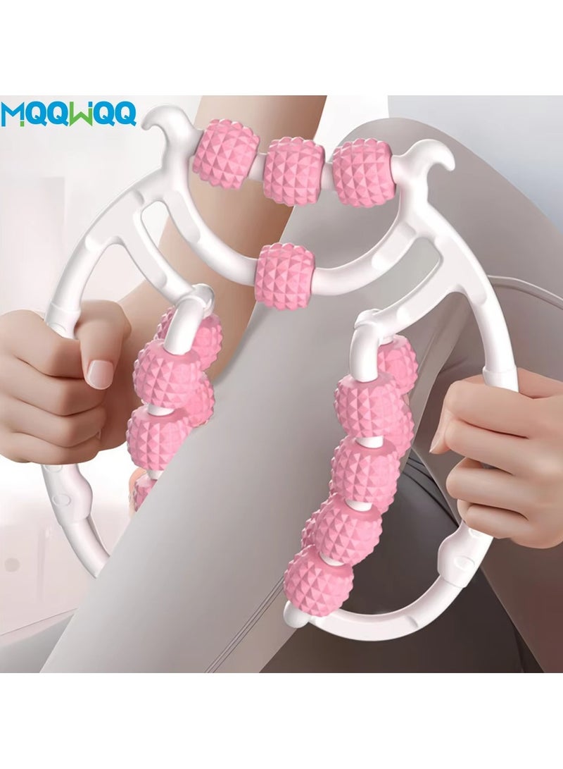 Loquat Newest 20 Wheel Annular Leg Clamp Massager Anti-cellulite Massager Body Slimming Roller Massage for Body Massager Relax - Image 4