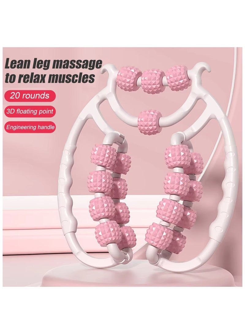 Loquat Newest 20 Wheel Annular Leg Clamp Massager Anti-cellulite Massager Body Slimming Roller Massage for Body Massager Relax - Image 5