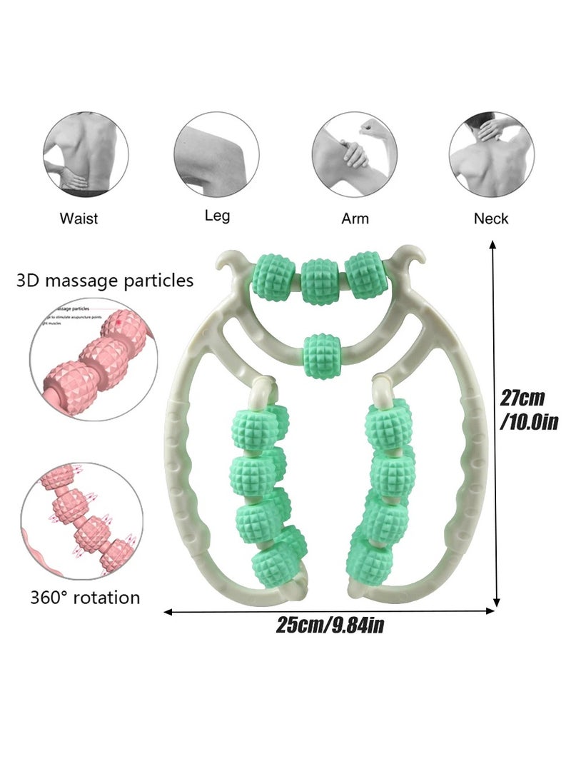 Loquat Newest 20 Wheel Annular Leg Clamp Massager Anti-cellulite Massager Body Slimming Roller Massage for Body Massager Relax - Image 3