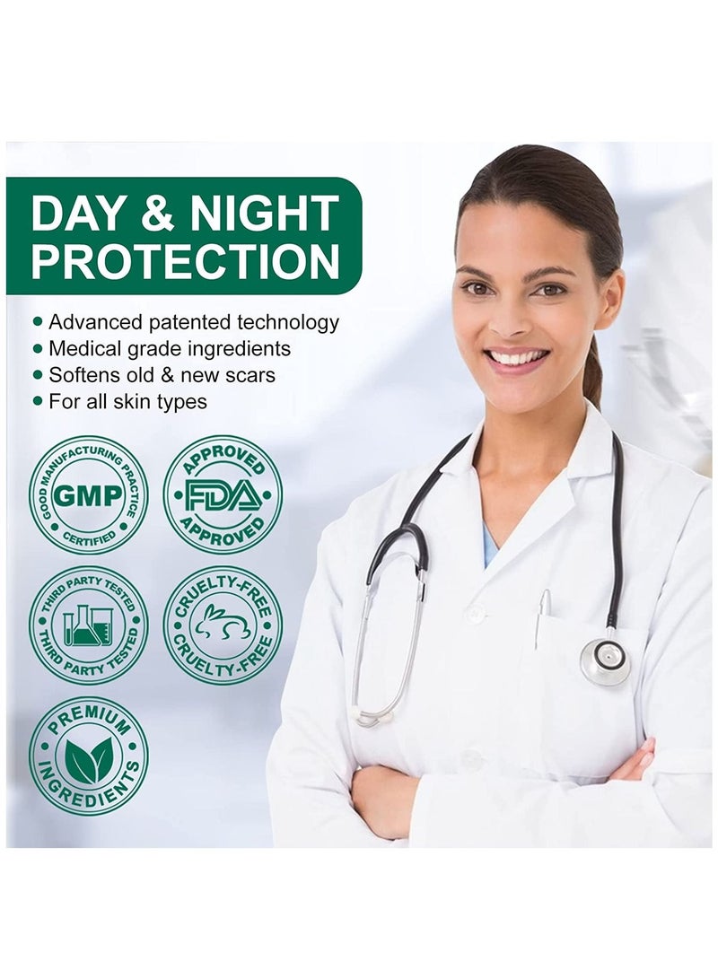 Elaimei جل إزالة الندبات جل الندبات المتقدم يعمل على تليين وتسطيح الندبات الناتجة عن الجراحة والإصابة والحروق وعلاج الندبات الطبيعية للوجه والجسم 50 مل - Image 2
