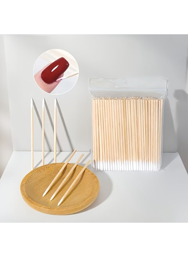 Goolsky 400 Pcs Nail  Art Sticks for Manicure Correction & Detailing, Nail Polish Remover Tools - Image 5