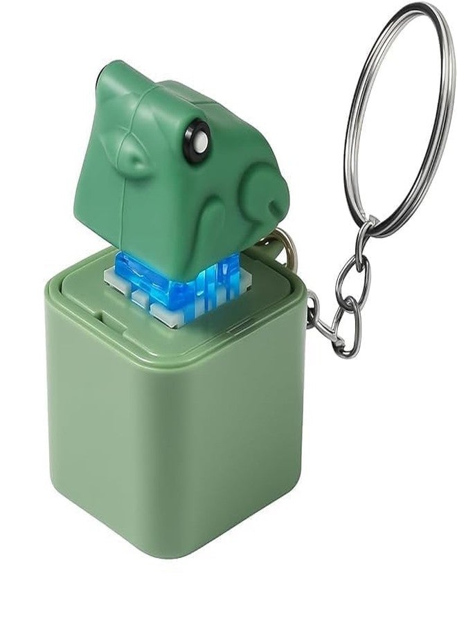 VARNH Frog Sound Keychain - Funny Frog Croaking Keychain Toy – LED Fidget Clicker, Cute Animal Stress Relief Toy for Kids & Adults - Image 1